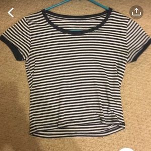 Crop top stripped